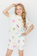 Beach Terry Cloth White Top